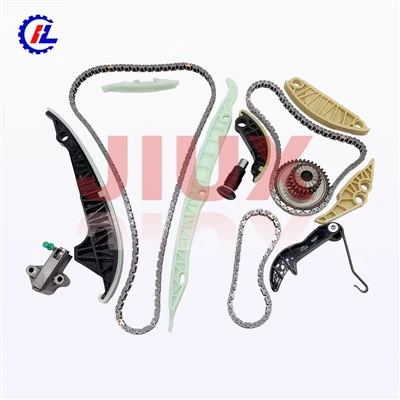 Kit Rantai Waktu Mesin EA888 dengan Pengganti Rel Panduan Tensioner Rantai Waktu untuk Audi A4 A7 Q5 Q7 Volkswagen Tiguan Touareg 1.8T 2.0T 06K109158AD